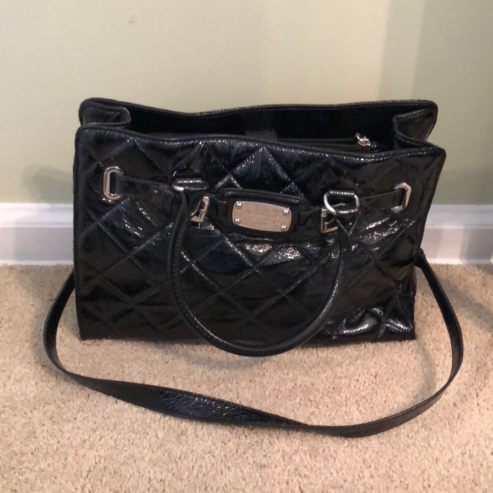 Michael Kors Black Patent Tote